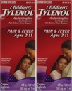 Saveur de raisin Tylenol pour enfants 2-11 ans - 2 paquets de 4,0 FL OZ