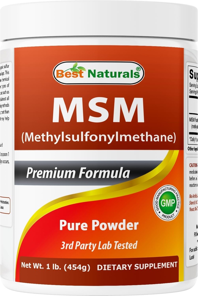 Meilleurs naturels 100% poudre MSM pure, 1Lb