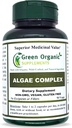 Algae, Fucoidan, Blue Green Algae, Kelp, Bladderwrack, Chlorella, Spirulina, Irish Moss, Dulse, 90 VCaps, Haute Absorbable, Non-OGM, Sans gluten (Single)