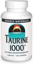 Source Naturals Taurine, Neurotransmetteur apaisant*, 1000mg - 240 Capsules