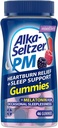 Alka-Seltzer PM Heartburn Relief + Sleep Support Gummies, 46 ct (Pack of 2)