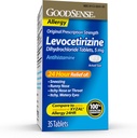 Comprimés de dichlorure de Levocetirizine de bon sens, antihistaminique, 5 mg, 35 Compte (paquet de 1)