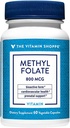The Vitamin Shoppe Methylfolate for Women's Health - Prenatal Support & Baby Development - 800 MCG (60 Vegetable Capsules)