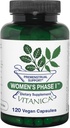 Vitanica Femmes Phase I, Soutien Prémenstruel, Vegan, 120 Capsules