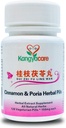GUI Zhi Fu Ling Wan - Cannelle & Pilules Poria - Relief du cycle naturel - Aidez les crampes menstruelles, le gonflement, l'inconfort de la période - Promouvoir la santé des femmes - Tous naturels - 126 Ct (1 bouteille)