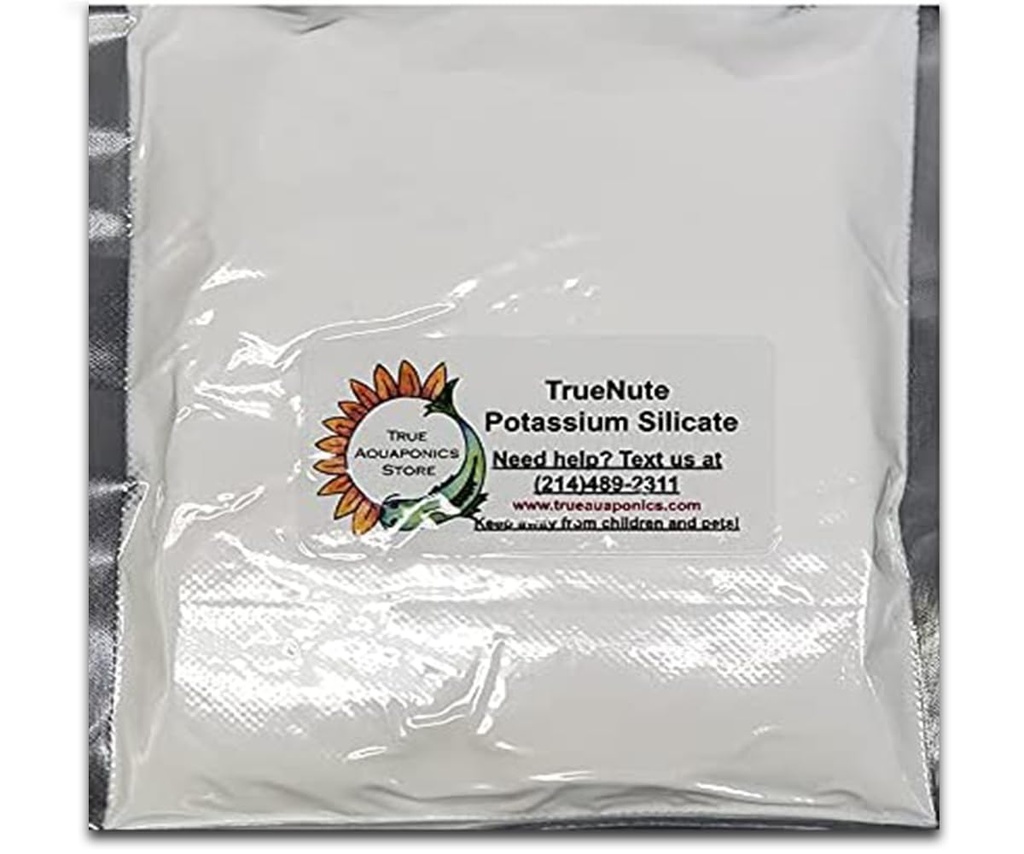 TrueNute Potassium Silicate en 64 Oz Packs, pour Aquaponics, Hydroponics, Sol Drench et Spray foliaire pour corriger les carences en potassium et Silicate et aider avec la chaleur et le stress de sécheresse