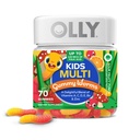 OLLY Enfants Multivitamine Gummy, soins de santé généraux et soutien immunitaire,* Vitamines et minéraux A, C, D, E, Bs et zinc, Supplément à croustilles pour enfants, punch fruité aromatisé, 70 ou 35 jours d'approvisionnement - 70 Nombre