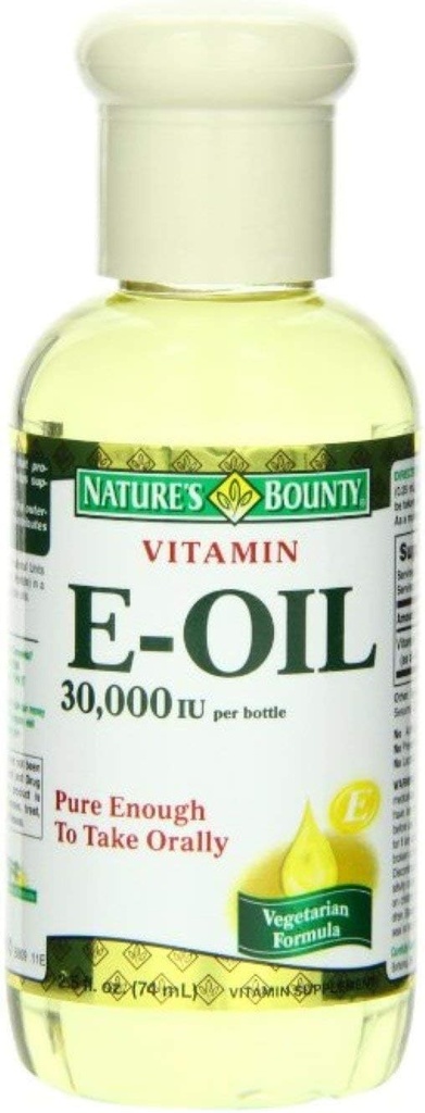 Huile de vitamine E de Bounty de la nature 2,50 oz (paquet de 6)