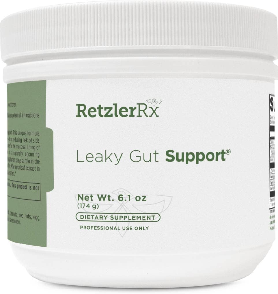 HormoneSynergy Leaky Gut Support - 178 gm Poudre (30 portions) - Soutient Gut Health -L Poudre de glutamine avec réglisse, extrait d'aloe Vera, Arabinogalactan pour GI Health (6,1 oz)