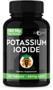 Potassium Iodide Pills Tablets - 1-Pack 130mg Servings Total of 60 Tablets- Dr Emys Potassium Iodide Tablets