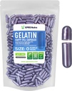 XPRS Nutra Taille 0 Capsules vides - 500 Compte Capsules de gélatine vides - Pills Bricolage Capsule Remplissage - Pure Pilule Gel Caps pour Do-It-Youlf Suppléments (Pearl Purple)