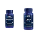 Life Extension Pregnenolone 50mg and DHEA 25mg - Hormone Balance and Anti-Aging Supplements - 100 Capsules Each