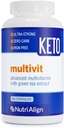 Nutri-Align Multivit... 90 capsules de multivitamines pour Keto... 20 vitamines et minéraux essentiels avec extrait de thé vert et chrome...
