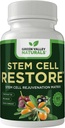 VALLEY NATURALS Stem Cell Supplement - Bio Tibétain Sea Buckthorn-Resveratrol, Vitamine D, Extrait de Chapeau Bishop (1 bouteille, 60 comte)