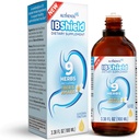 IBShield Teinture 100ml, 6+3=9 Herbes, Iberis Amara, Peppermint, Camomile, Lemon Baume, Caraway, Licorice, Angelica, Celandine & Mary's Thistle.