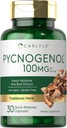 Carlyle Pycnogenol 100mg.30 Capsules Extrait d'écorce de pin Maritime française Pinus Pinaster.