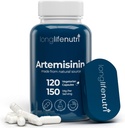 LongLifeNutri Artemisinin 150mg - Extrait de Sweet Wormwood, 120 Capsules végétariennes, Supplément Organic Artemisia Annua pour Detox quotidien, 4-Mois d'approvisionnement, GMP certifié, Fabriqué aux États-Unis