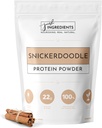 Juste des ingrédients Poudre de protéines de Snickerdoodle Poudre de protéines faite avec 100% de la farine de gazon, non dénaturé Whey.