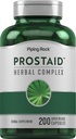 Piping Rock Prostate Supplément pour les hommes de 200 Capsules de ProstAid Extrait complexe à base de plantes avec Saw Palmetto, Pygeum, Sting Nettle