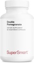 Supersmart - Double grenade (haute résistance) - 90% acide ellagique et 40% punicalagines - supplément d'extrait de grenade - antioxydant avancé - sans OGM et sans gluten - 90 capsules végétariennes