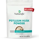 Poudre de musc de Psyllium non aromatisée – Supplément de fibre digestive pour la régularité Bowel et la santé Gut – Non-OGM, sans gluten, végétalien, ami Keto – 32oz