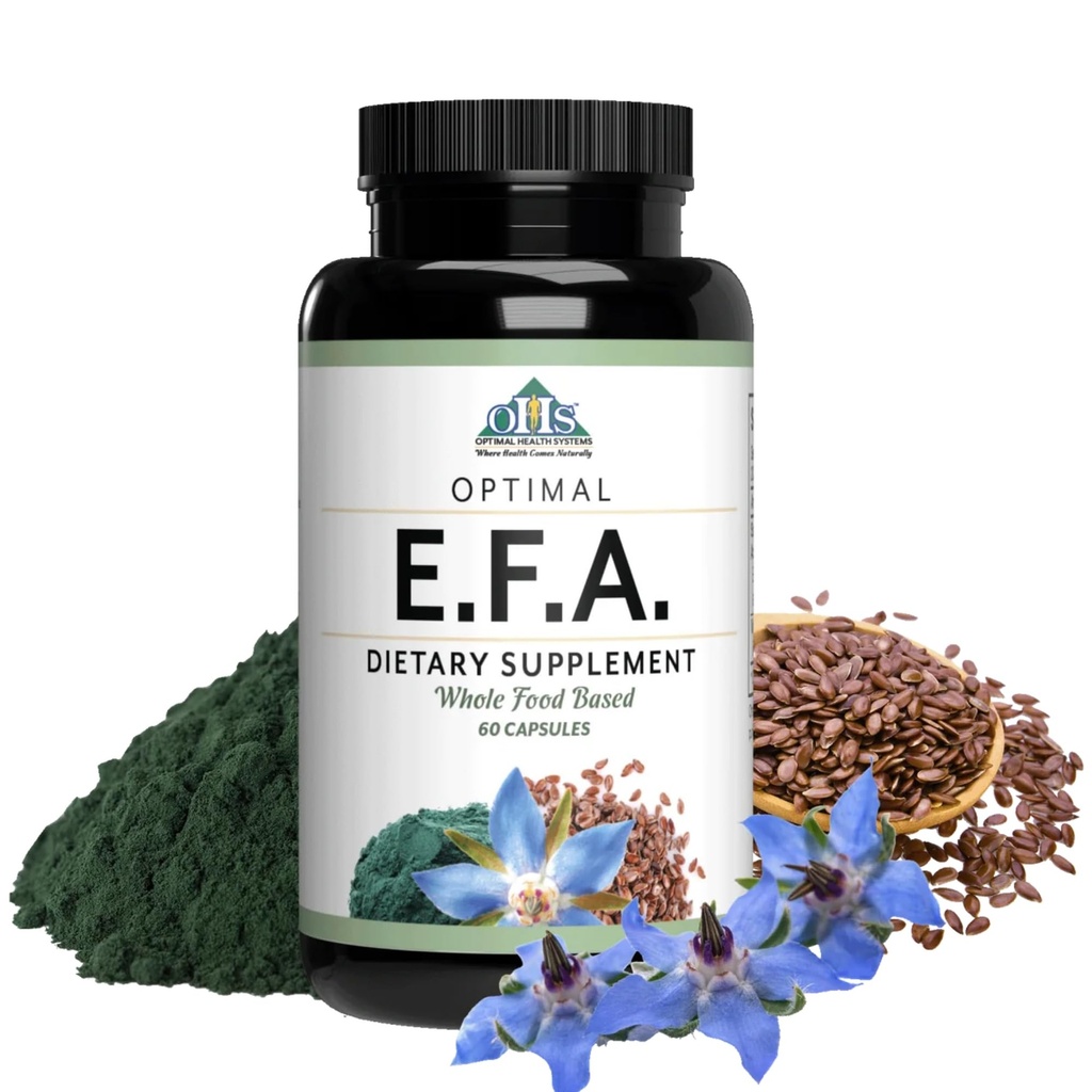 Systèmes de santé optimaux EFA=1 000 mg de Borage, de Lin et d'huile d'algues