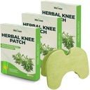 Wellnee Original Knee Patch - Wellknee Platter pour le soutien du genou et la douleur musculaire - Force maximale pour un soulagement temporaire - Patchs de chaleur adhésifs fabriqués avec des herbes naturelles pour le bien-être (30 Pads)