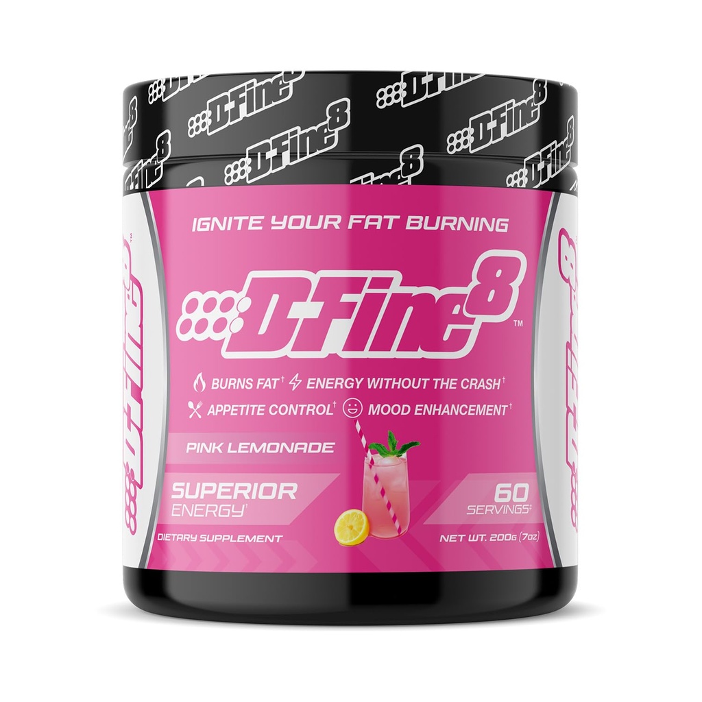 Poudre thermogénique et supplément d'énergie de pré-entraînement et de shredding, Boost Energy Mood & Focus, sans sucre, contient Senactiv, Endurance, 300 mg de caféine, N-acétyl-L-Tyrosine (Lémonade rose)