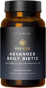 Inessa Daily Biotics - Probiotiques pour les femmes en santé digestive avec technologie de libération retardée - Probiotique avancé avec 10 milliards CFU - Lactobacillus Rhamnosus Strain 60 Capsules végétaliennes pour hommes et femmes