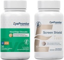 EyePromise Visual Edge Chew Performance Eye Vitamine Screen Shield Teen Chewable Eye Vitamine