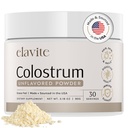 Poudre de colostrum bovine (non aromatisée) supplément de colostrum gras pour la santé de Gut, crème pour les cheveux sains, la peau et les ongles - 30 portions