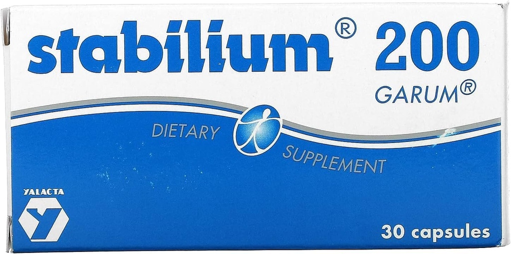 Nutricologie Stabilium 200 - Aide naturelle au sommeil pour les adultes, Suppléments de stress, Soutien au sommeil, Huile de poisson, Vitamine A, Vitamine B6, Pilules dormantes - 30 Compte