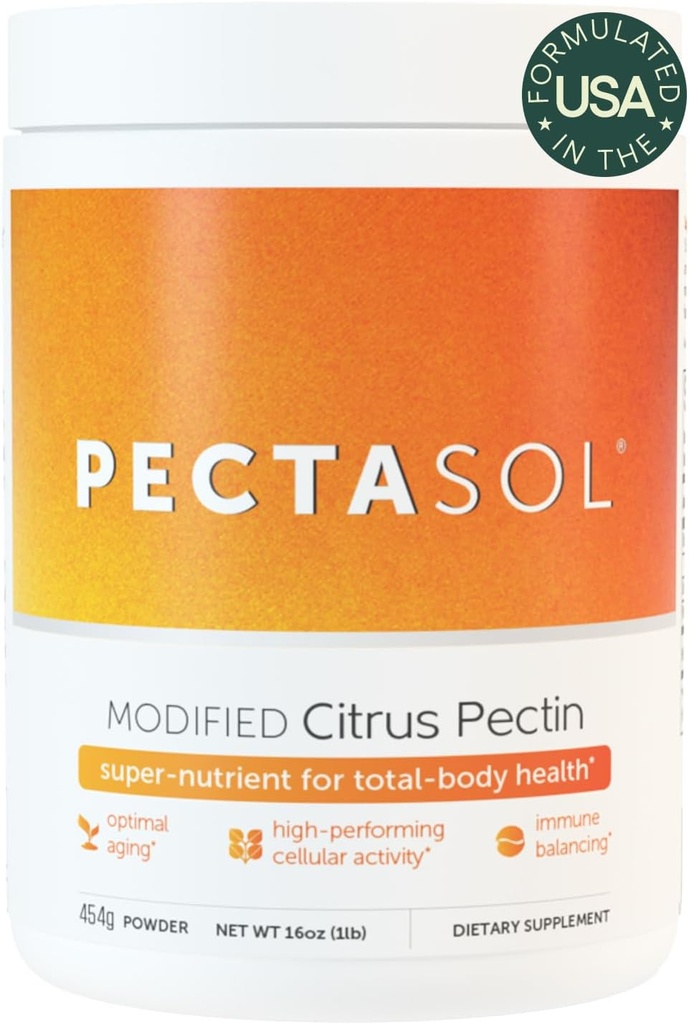 PectaSol Modifié agrumes Pectine – 454g poudre – Supplément Santé Total-Body pour soutenir le coeur, le système immunitaire, la réponse à l'inflammation et le vieillissement en santé + maintenir des niveaux de gallectine en santé-3