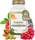 Zahler Diabetter, Supplément de soutien au glucose avec cannelle, Kosher certifié, 180 capsules