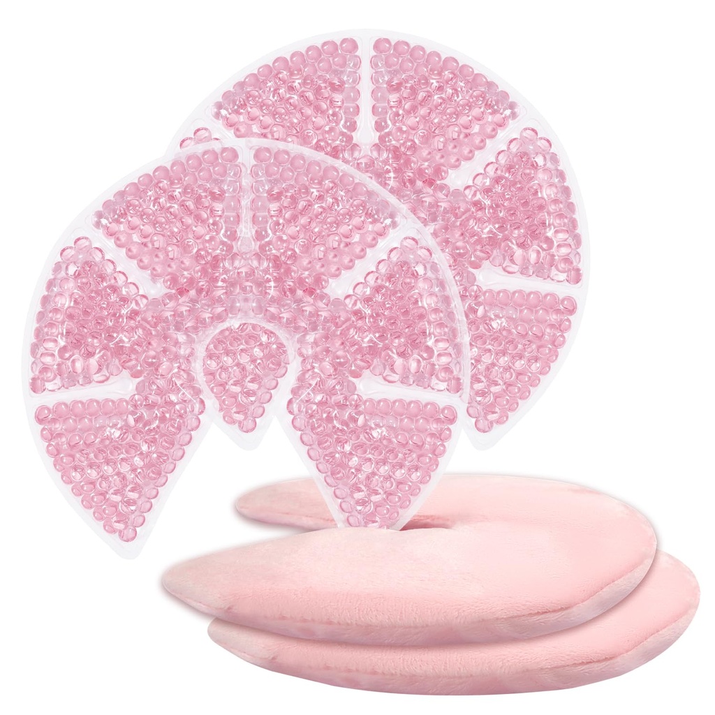 Gel de poitrine chaud/froid Pâtes glacées Refroidissement mammaire/Pâtes à chaleur Relief pour l'allaitement, Douleurs d'allaitement, Mastite, Engorgement, Gonflement, Ducs branchés