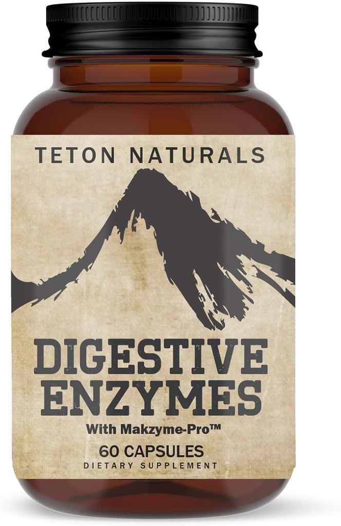 Suppléments enzymatiques digestifs 60 Capsules