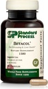 Processus standard Betacol - Supporte la fonction hépatique et la production de bile - Supplément santé du foie avec Niacine et vitamine B6 - Sans gluten, sans lait et sans soie - 90 capsules
