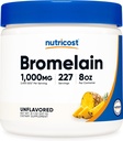 Poudre de bromelain Nutricost 8 OZ - Non-OGM, végétarien, sans gluten