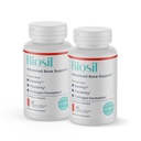 Biosil Bone Collagenizer Ultra - 60 Capsules de Veggie, boîte de 2 - avec complexe breveté ch-OSA + Choline, Inositol, MK7 et vitamine B12 - Sans OGM - 60 jours d'approvisionnement