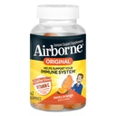 Vitamine C aéroportée 750mg (par portion) Gummées aromatisées d'orange zeste (42 Compter dans une bouteille), Supplément de soutien immunitaire sans gluten avec vitamines A C E, Sélénium, Echinacea, Ginger, Antioxydant