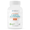 TerraForm Nutrition Extra Strength S-acétyl glutathion 300mg – 60 Capsules résistantes aux acides - Supplément de glutathion Premium - Supplément SAG très biodisponible et stable – Fabriqué aux États-Unis