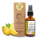 Extrait d'ananas bromélain cru biologique - puissance améliorée 500mg, pour les enfants et les adultes - pour la santé digestive, la réponse inflammatoire et la guérison - non-OGM - 60ml 120 jours