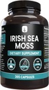 PURE ORIGINAL INGRÉDIENTS Irish Sea Moss (365 Capsules) Toujours Pure, Pas d'additifs ou de remplissage, Lab Vérifié