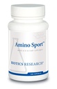 Recherche en biotique Amino Sport Large spectre Acides aminés, acides aminés essentiels, BCAAs, rétablissement sportif, support musculaire maigre 180 capsules