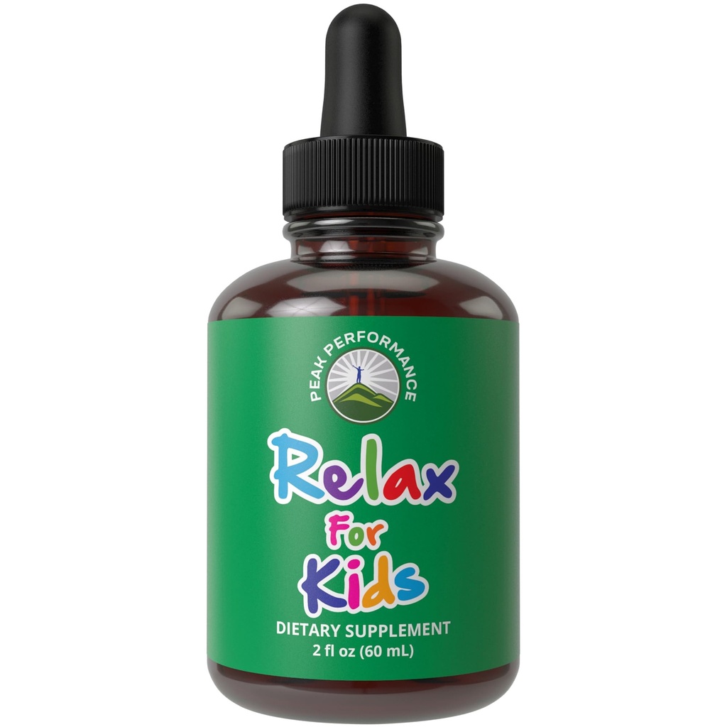 Les enfants calment les gouttes liquides. Aide pour la relaxation, Calme, Sommeil optimal avec Camomille, Magnésium. Pas de goût amer. Les enfants ne sauront pas qu'ils le prennent. Forme non-habitante