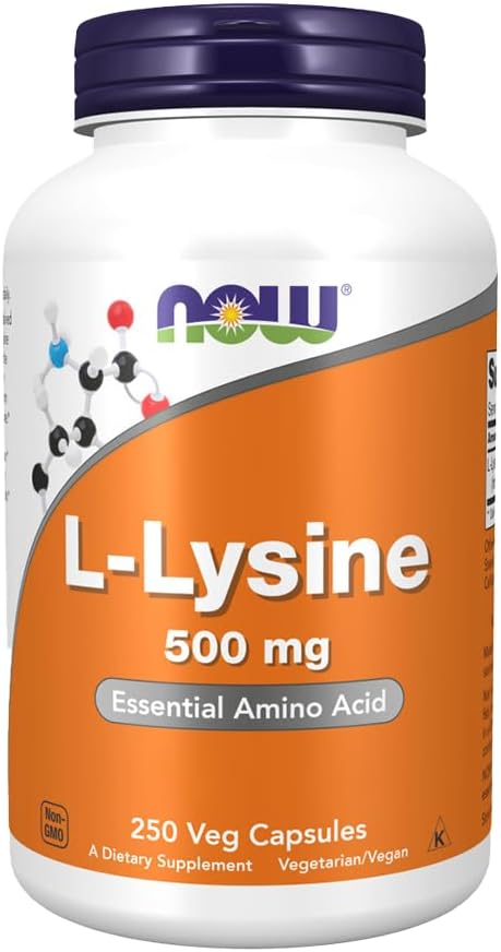 Maintenant, les aliments L-Lysine 500 Milligrammes, 250 comprimés