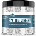 Éléments terriens Acide hyaluronique 200 Capsules, pures et non diluées, sans additifs