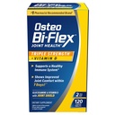 Osteo Bi-Flex Triple Strength avec supplément de santé mixte à la glucosamine D, comprimés enduits, rouge, 120 Compte