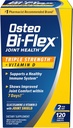 Osteo Bi-Flex Triple Strength avec supplément de santé mixte à la glucosamine D, comprimés enduits, rouge, 120 Compte