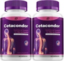 Cetacondor Health & Cerveau Support – Cetacondor Formule Nootropique avancée Supplément de Focus All-Natural Support Reviews (2 Pack - 120 Capsules)